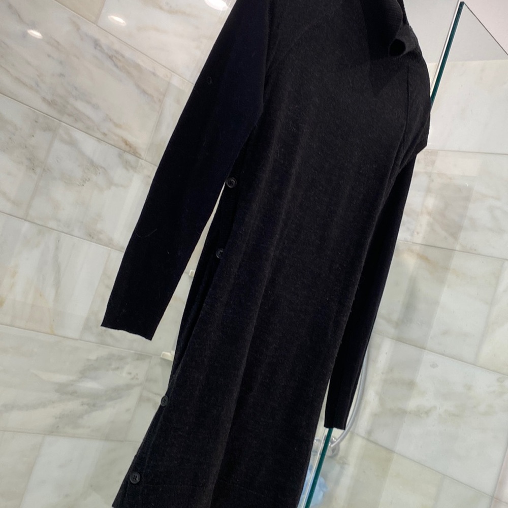 Allsaints super cool dark grey seethed dress size XS
